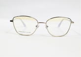 Silver  Rectangular Eyeglasses - Women Metal Frame